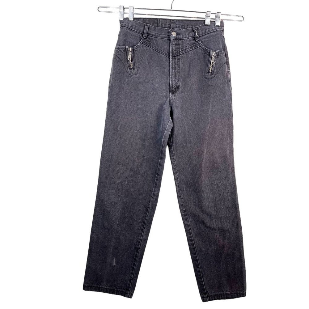 VTG Rockies High waisted Straight leg loose fit 90s charcoal jeans‎ sz 30